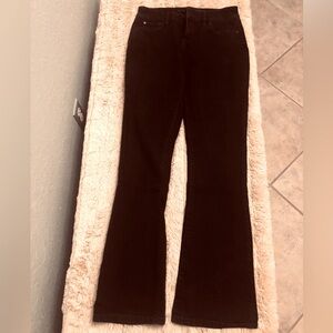 Bootcut black denim jeans